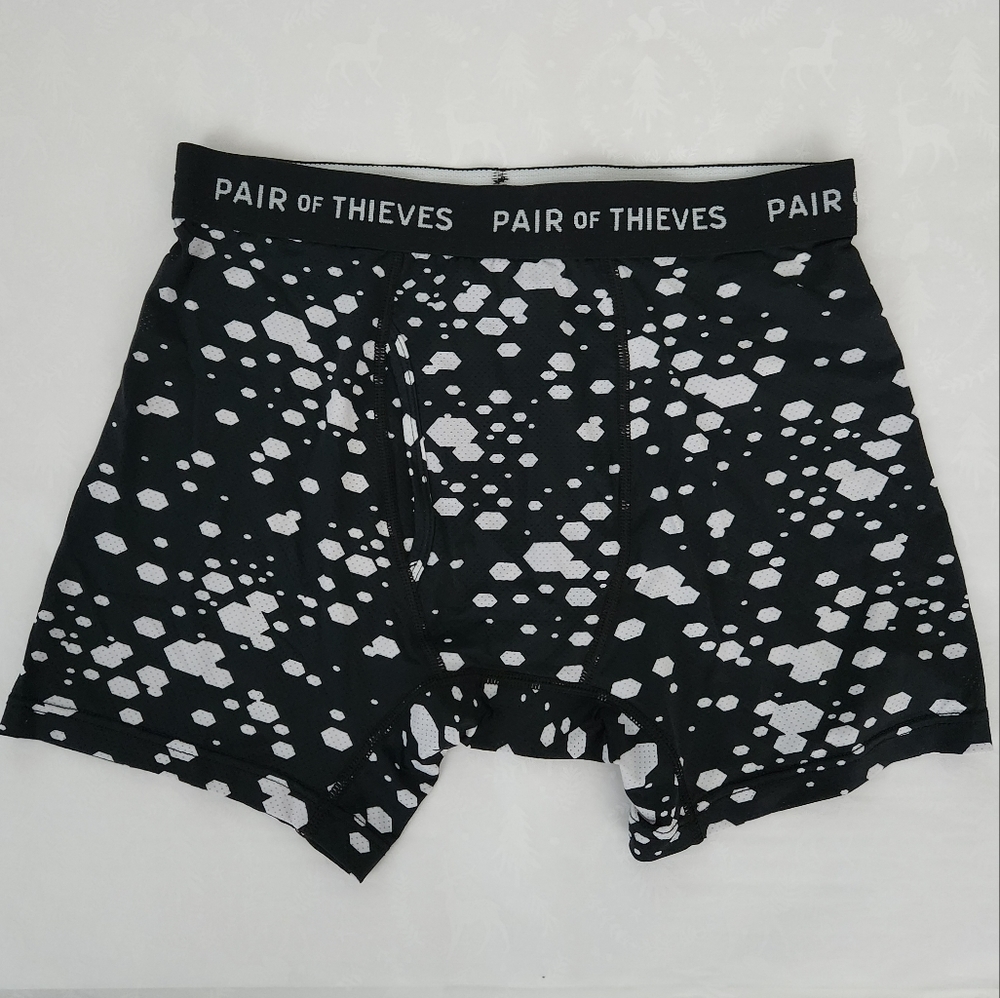 ✨️NWOT Pair of Thieves Mens boxer briefs 1-pack Black Small Super fit Mesh Magic
